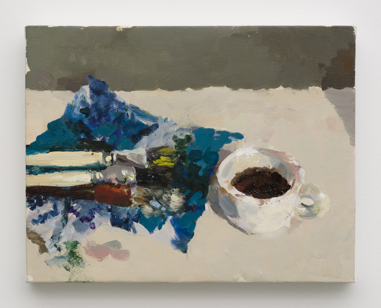 Sung Jik Yang, Untitled (Coffee and Brushes), 2025