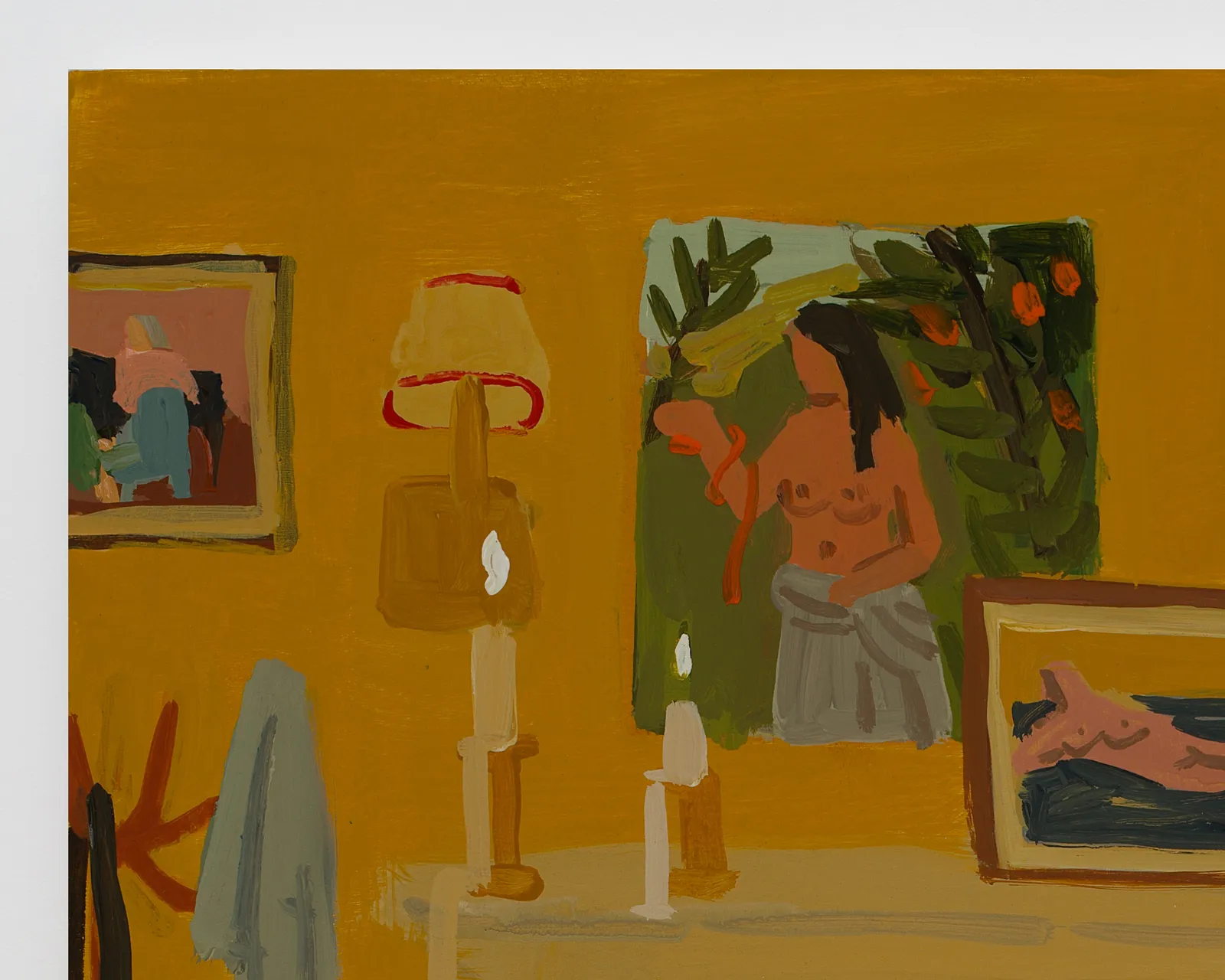 Sophie Treppendahl, Dinner With Eve and Candles, Gold, 2026