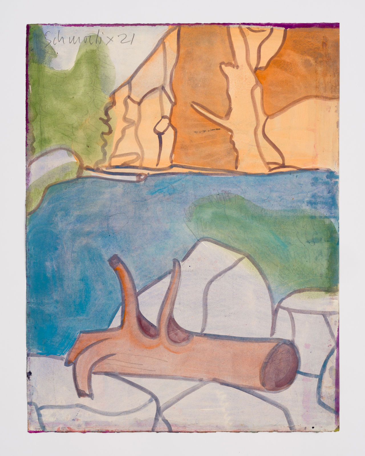 Hubert Schmalix, Log, 2021