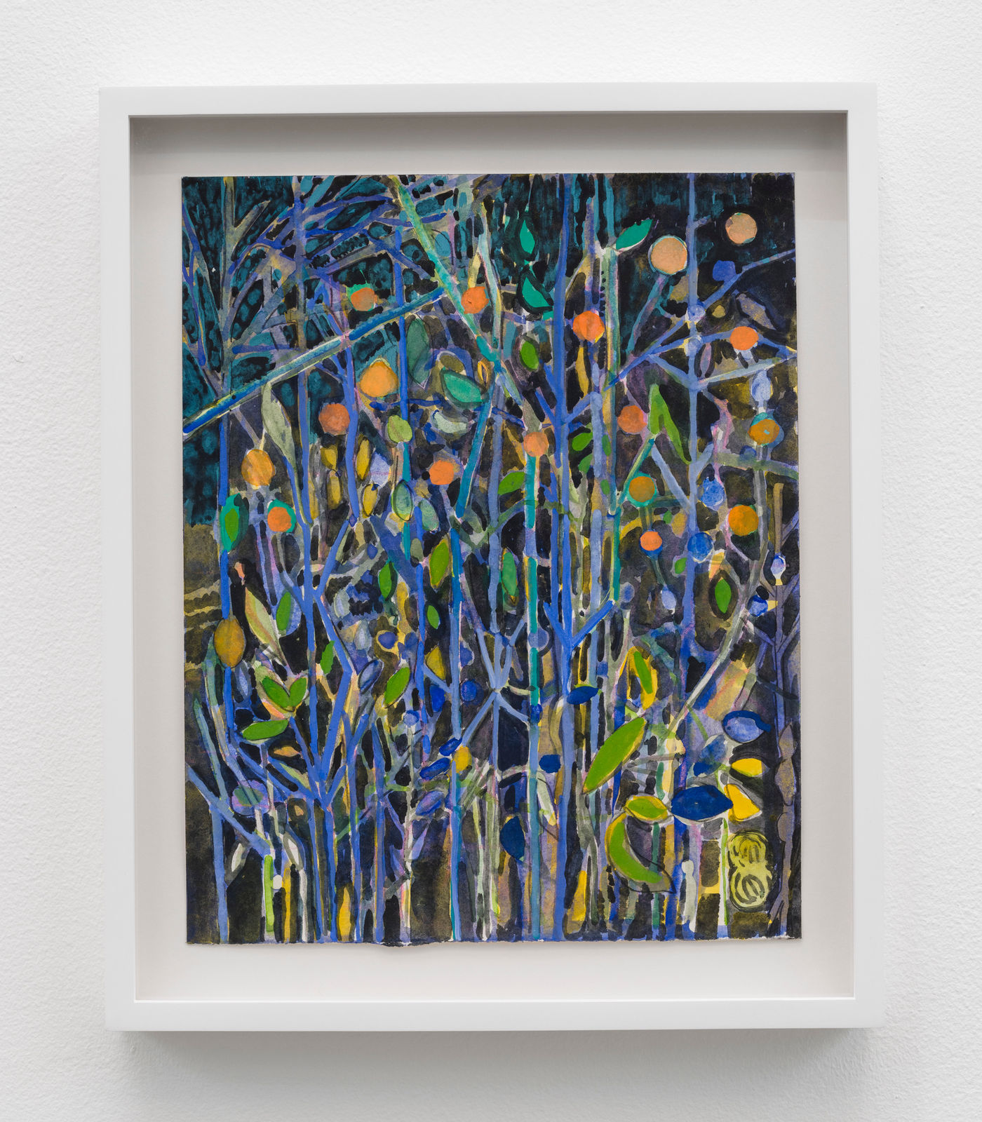 Sky Glabush, Persimmon Tree at Night, 2022