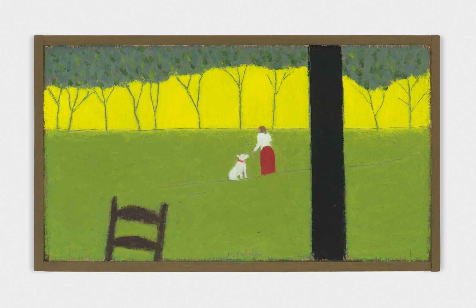 John Joseph Mitchell, Playing Fetch in the Yard , 2023