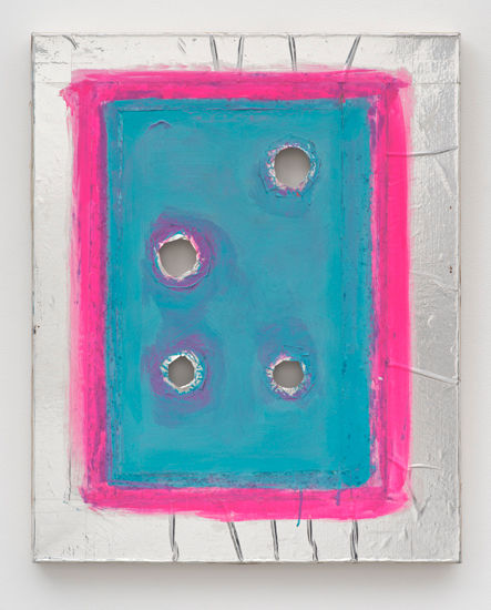 Jean-Michel Meurice, Toile trouée, 1964