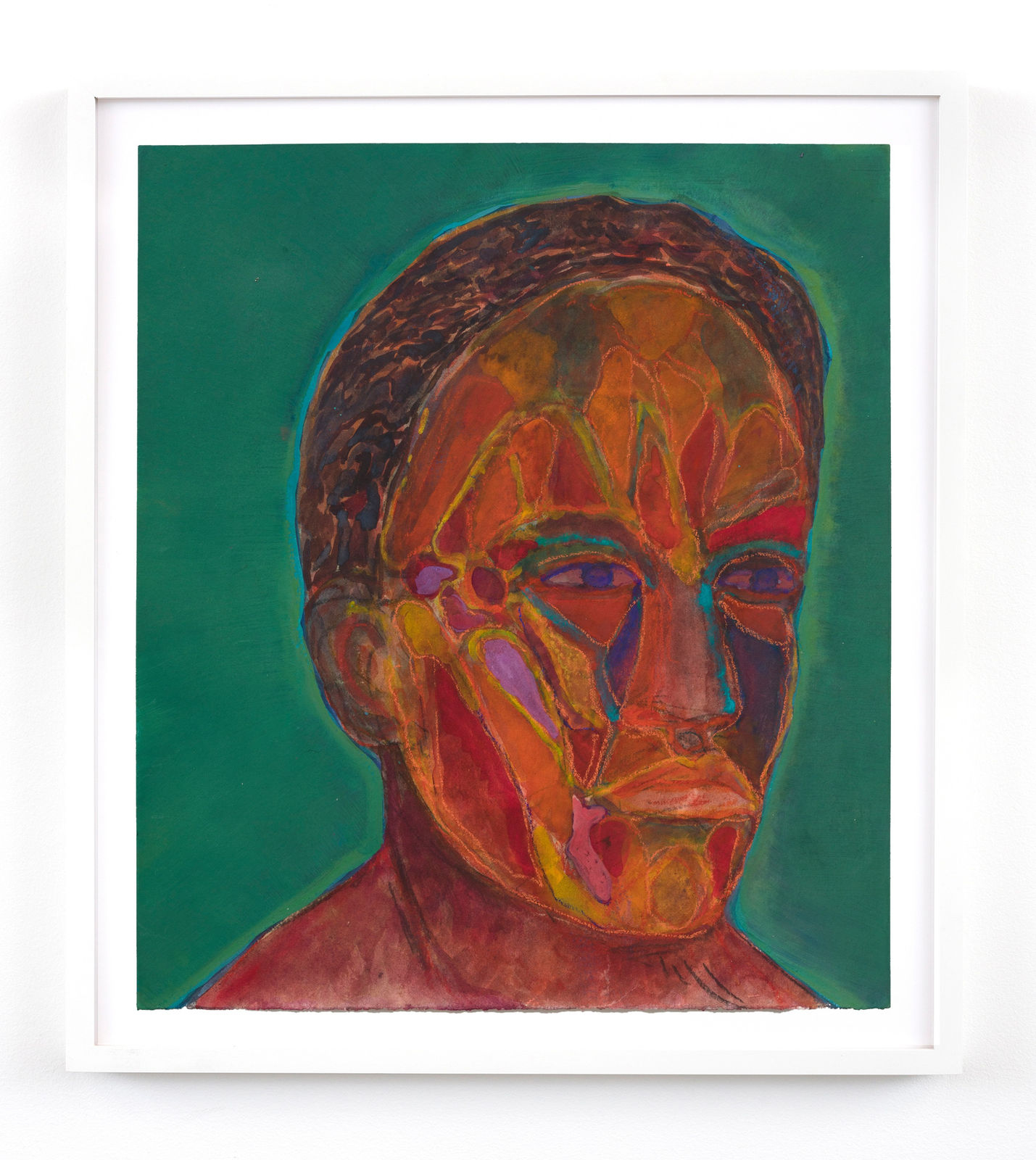 Sky Glabush, Red Portrait, 2022