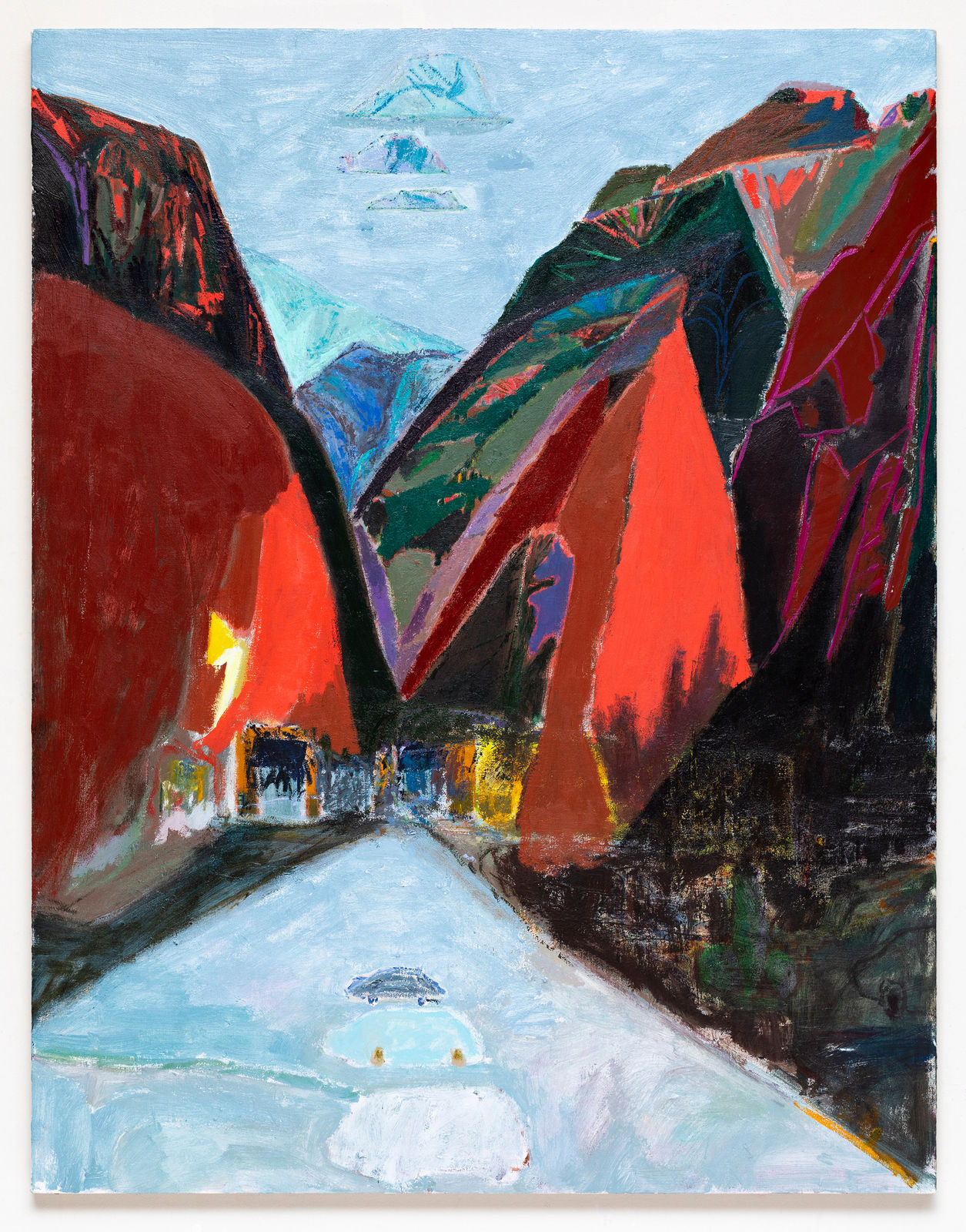 Lisa Sanditz, Mountains, Cars, Bergy Bits, 2023
