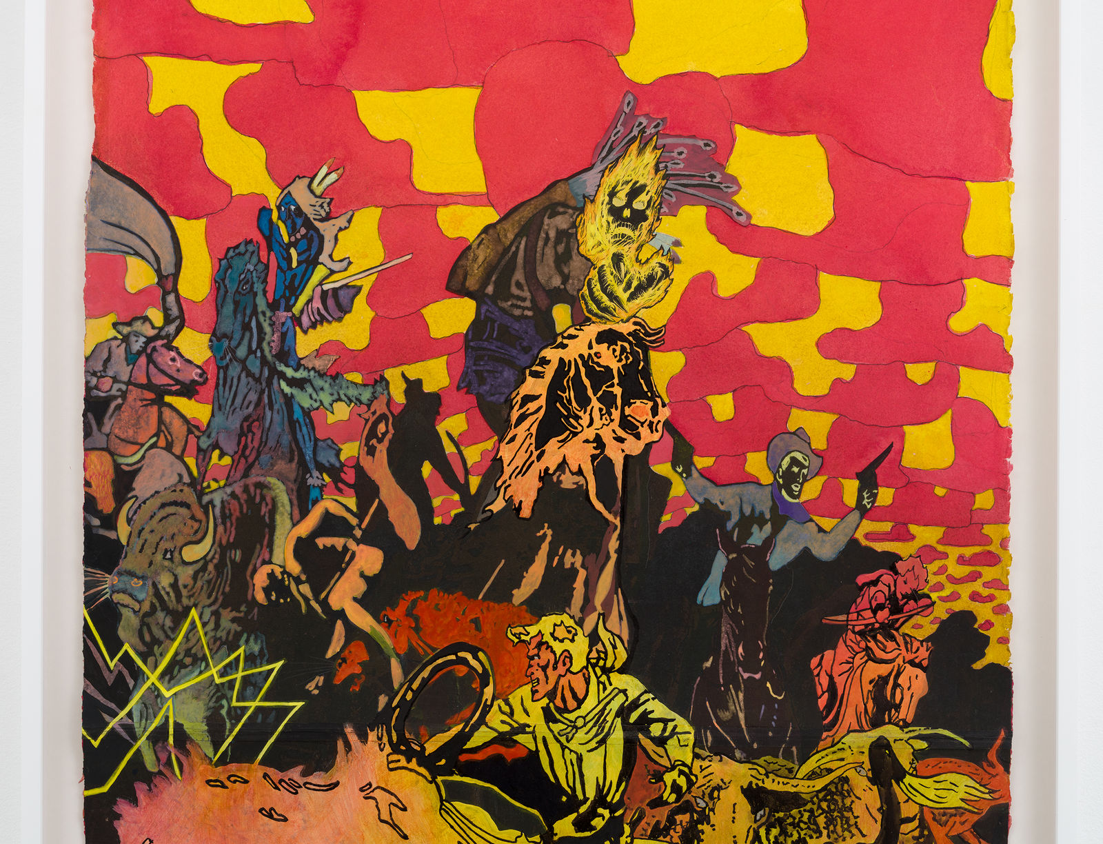 Aaron Morse, Stampede (Western Death), 2017