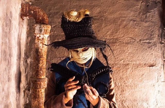 Joanne Petit-Frère, Buccaneer Crown and Blondie Braid Mask with Braid Corset, 2019