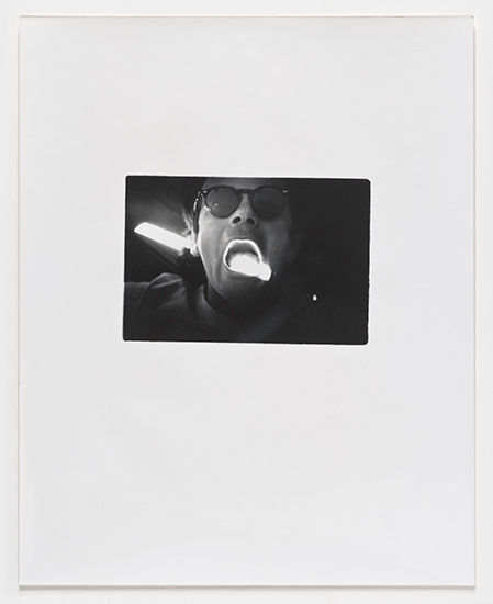 Lew Thomas, Eat/Light (Self-Portrait #1), 1972