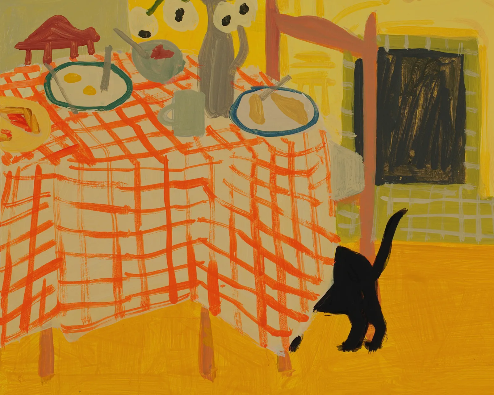 Sophie Treppendahl, Breakfast With Derain and Matisse, Yellow, 2026