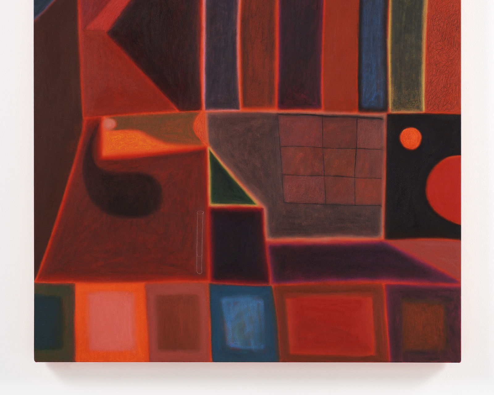 Muzae Sesay, When We Were Here Last IV (Ruby Room), 2023