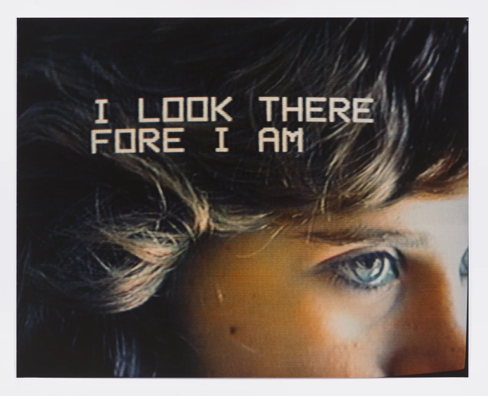 Lew Thomas, I LOOK THEREFORE I AM from the series TELEVISION EYES, 1985