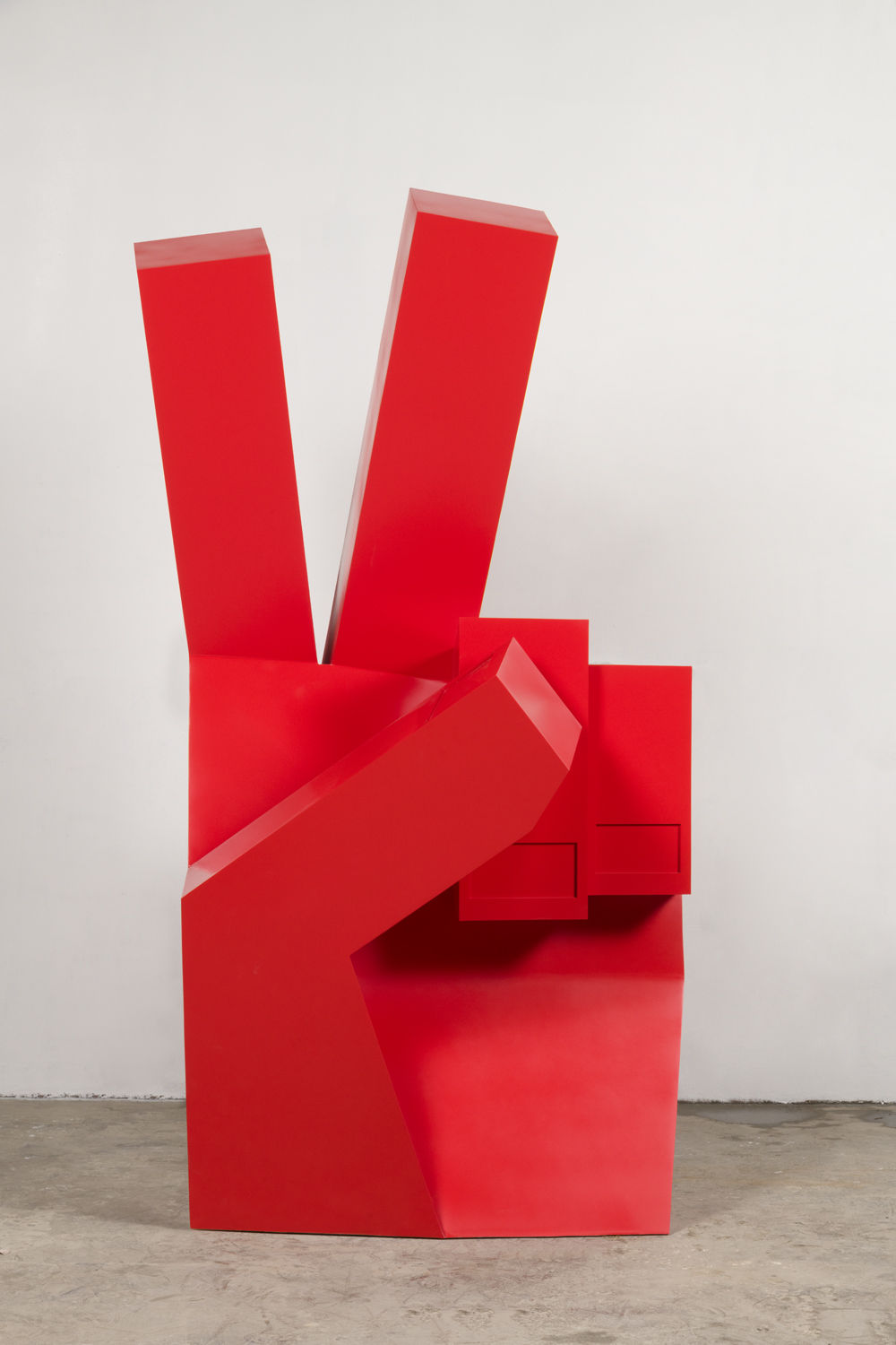Nathan Mabry, Heavy Handed (Red Piece), 2019