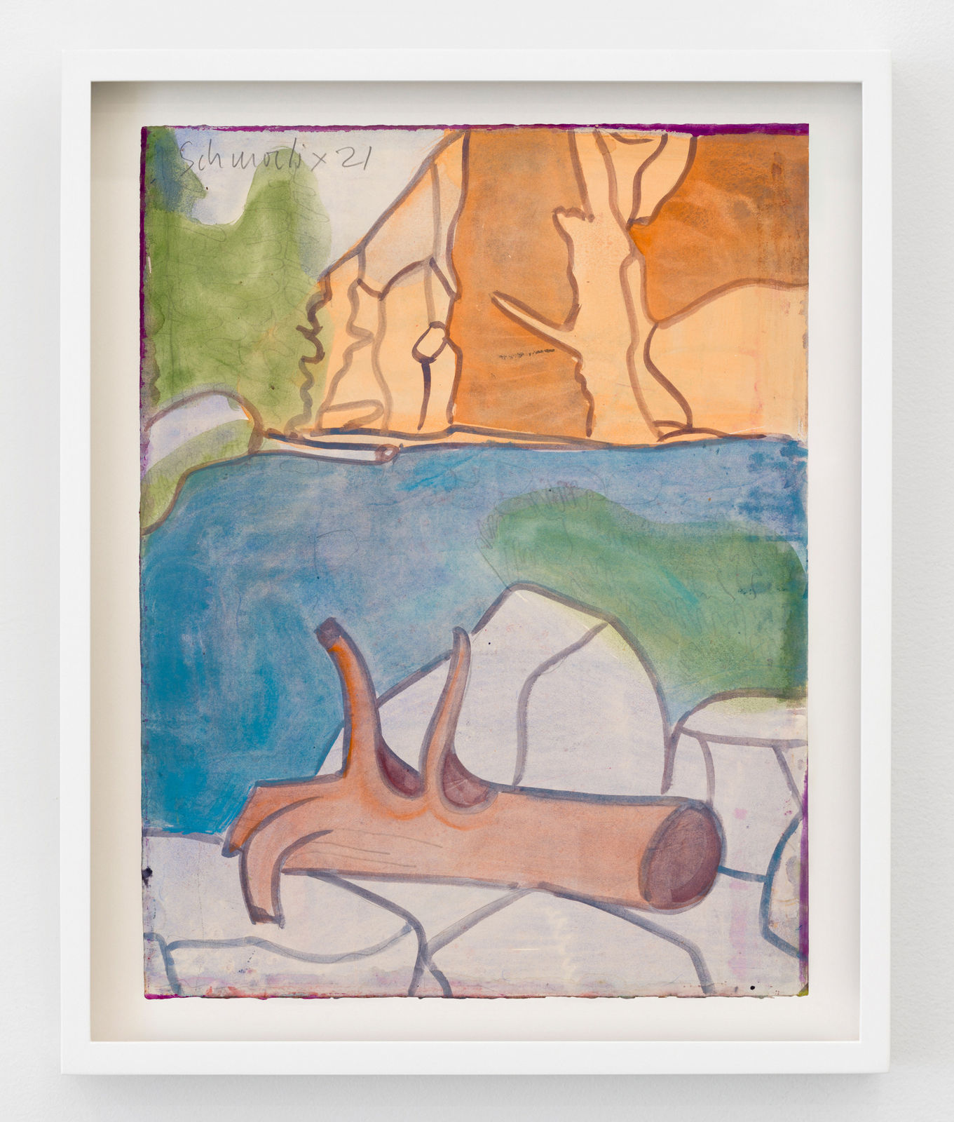 Hubert Schmalix, Log, 2021