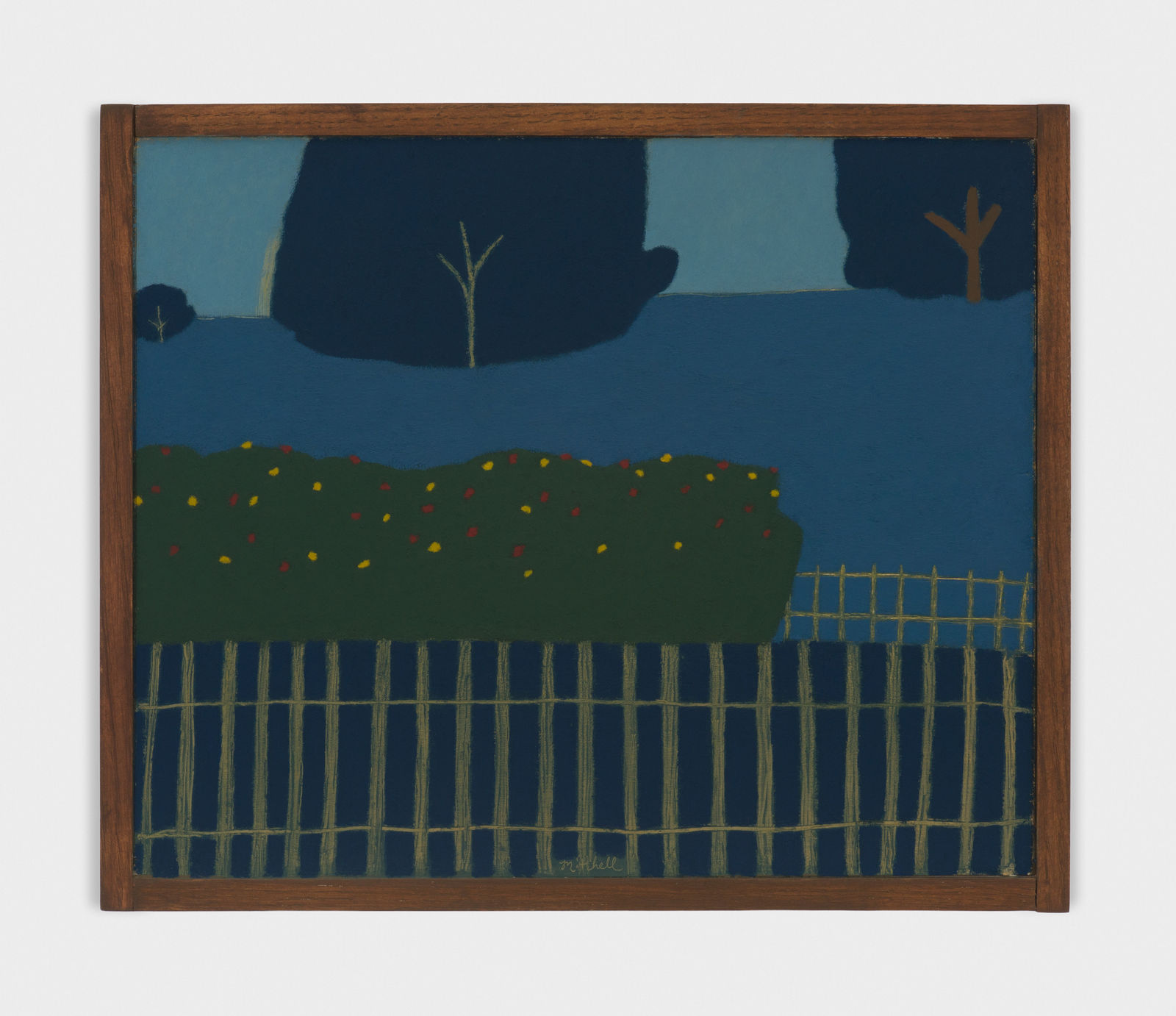 John Joseph Mitchell, Flowering Bush at Dawn, 2023