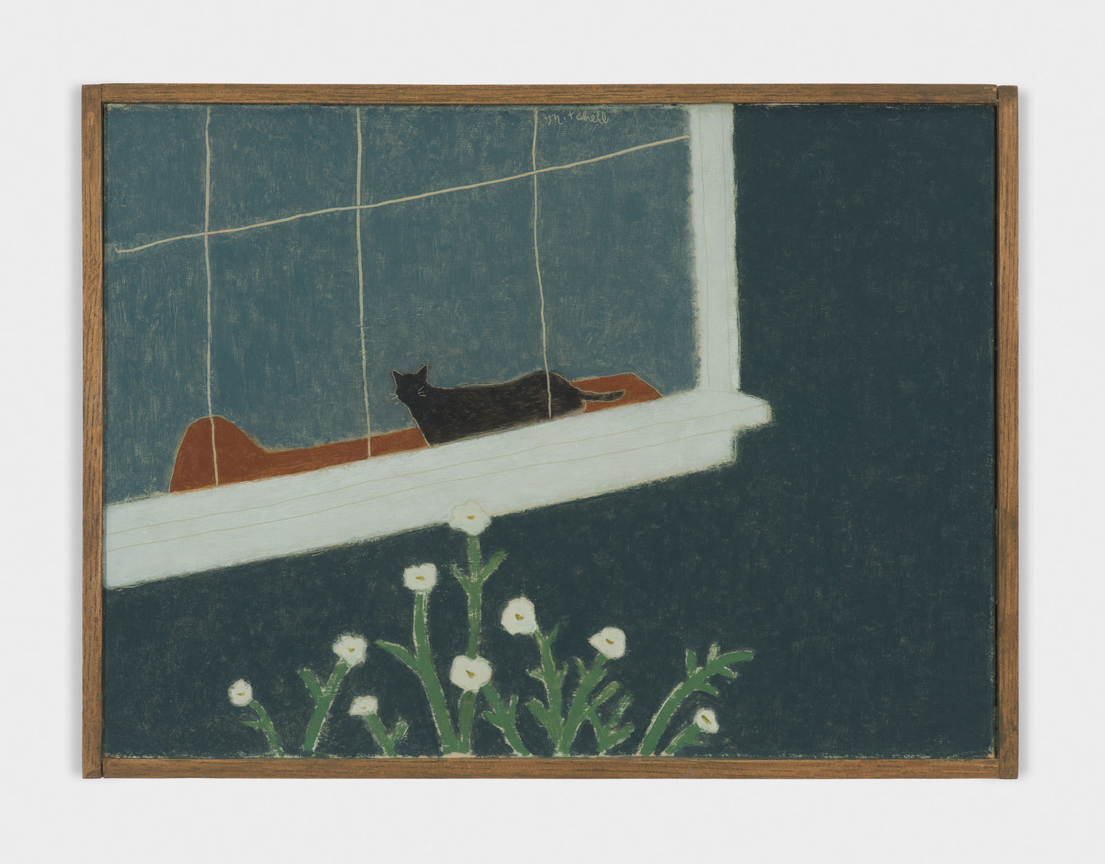 John Joseph Mitchell, Greeted by a Cat in the Window, 2023