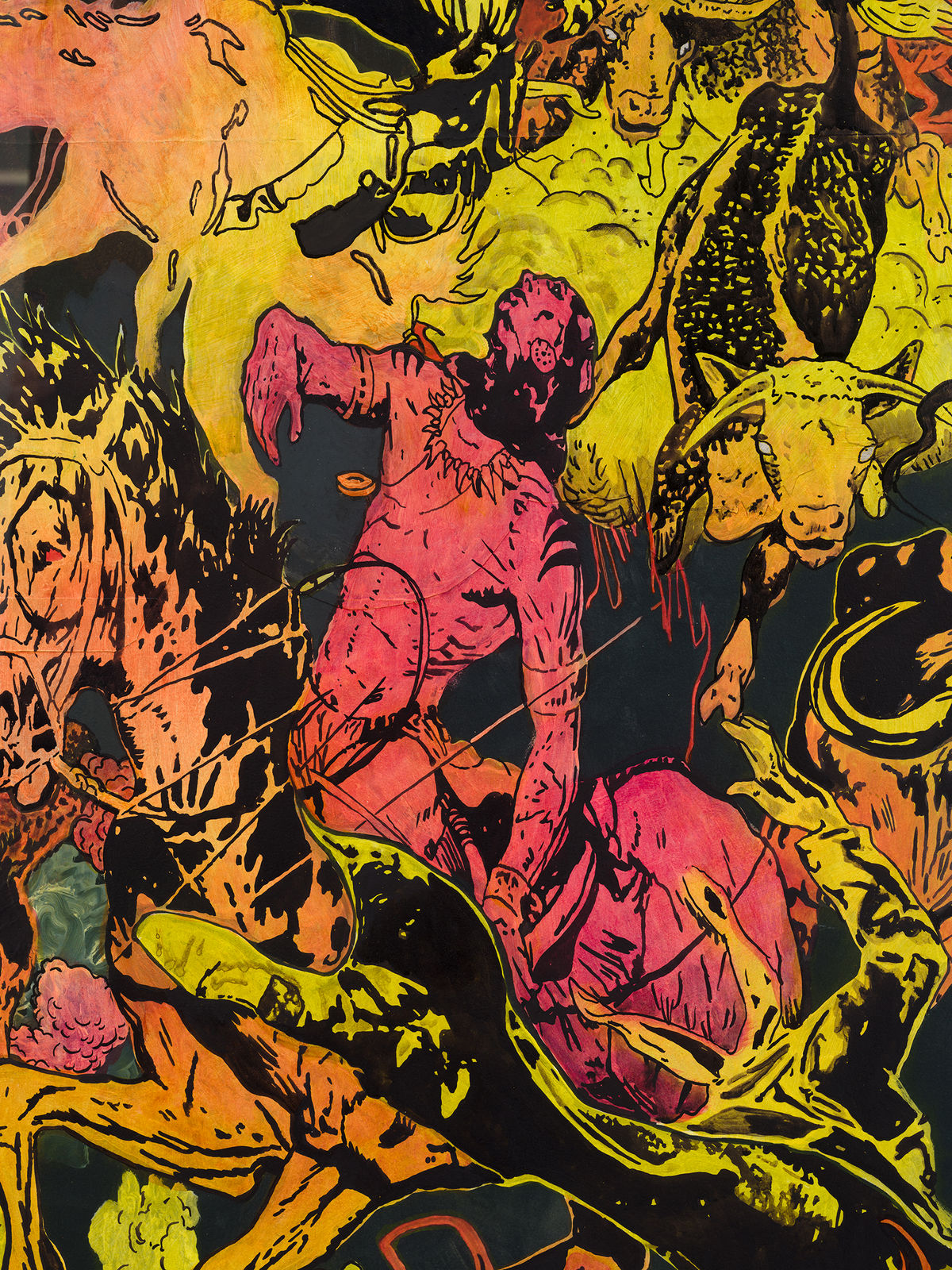 Aaron Morse, Stampede (Western Death), 2017