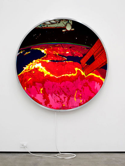 T. Kelly Mason, Keyhole Satellite USA-161 (Conceptual Rendering-Actual Photos of USA-161 are Classified)Nile River Twilight, 2015