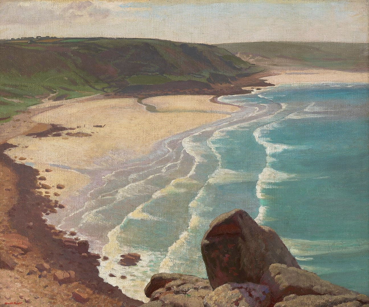Harold Knight RA, Whitsand Bay, Cornwall