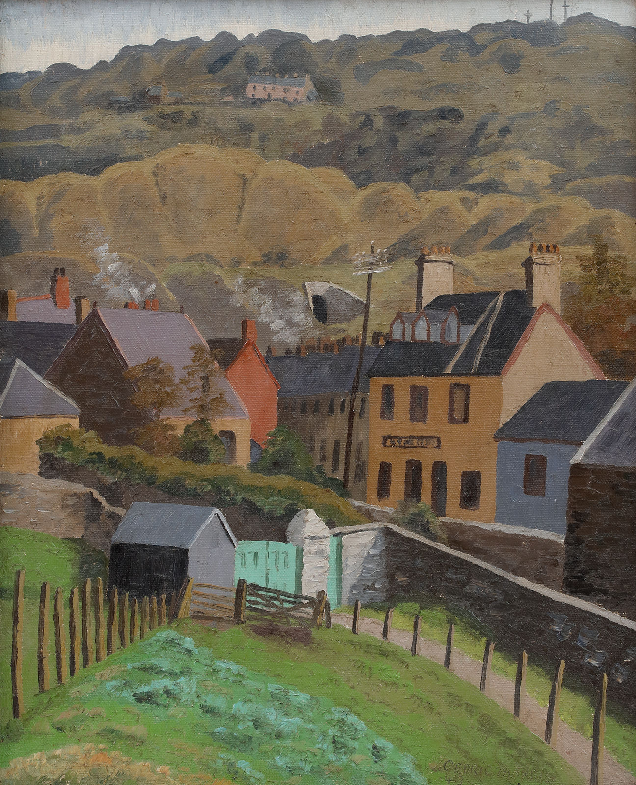 Cedric Morris, Dowlais Top, 1943