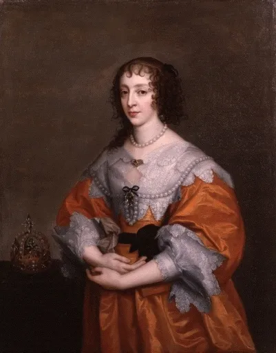 Studio of Sir Anthony van Dyck, Portrait of Queen Henrietta Maria, c. 1632