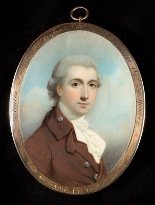 Charles Robertson, A portrait miniature of the Hon. Hercules Langford Taylor (/Taylour) (1759-90)
