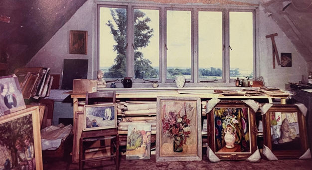 Vanessa Bell, Still-life of Dahlias, Chrysanthemums and Begonias, 1912