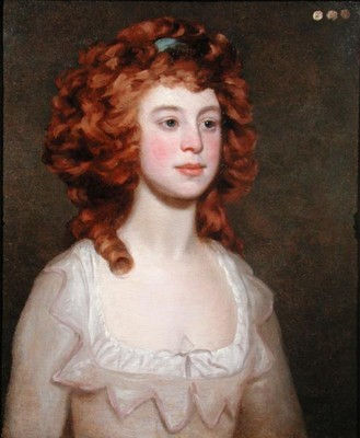 Philip Reinagle RA, Portrait of a Young Woman, 1780s