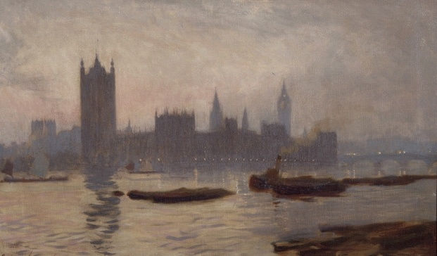 Frederick S. Beaumont, View of the Palace of Westminster, the Commons in Session, 1903