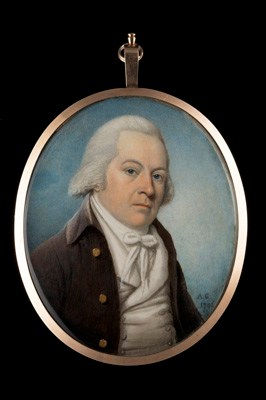 Alexander Gallaway, Portrait miniature of a Gentleman, 1794