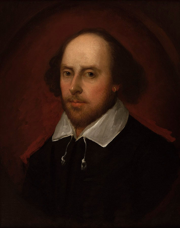 After John Taylor, Portrait of William Shakespeare (1564-1616), 18th Century