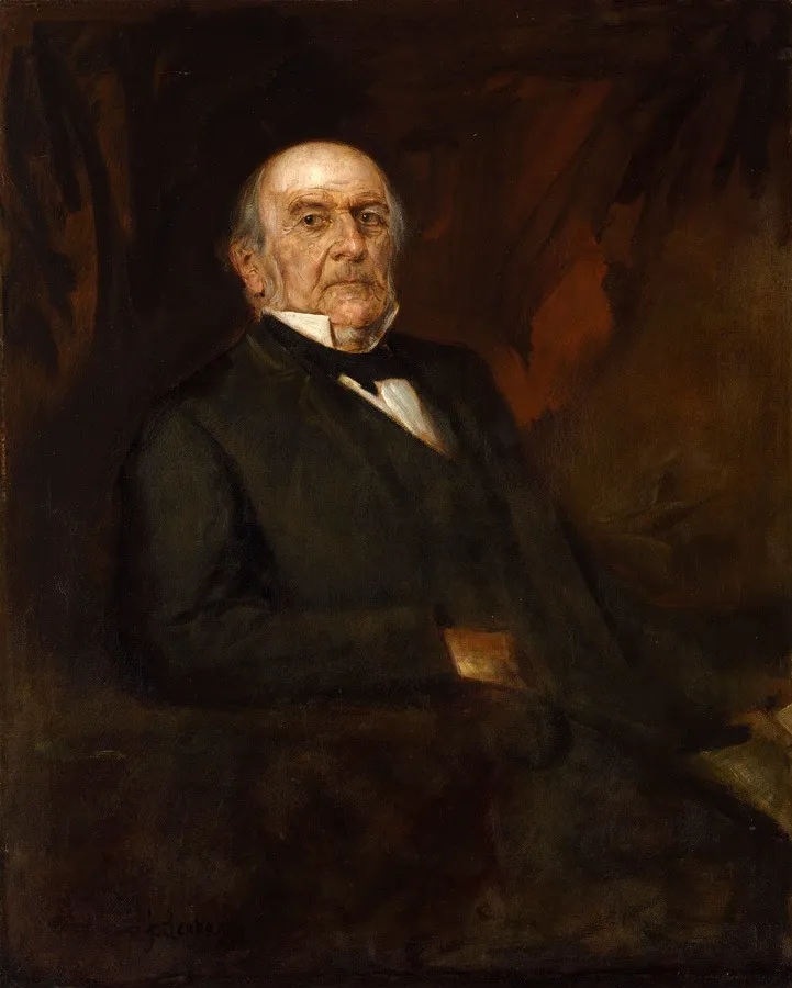 Franz von Lenbach, Portrait of William Ewart Gladstone (1809-98), c. 1886