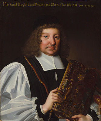 John Michael Wright, Portrait of Michael Boyle (1609/10–1702), Archbishop of Armagh, Lord Chancellor and Lord Primate of Ireland, late 17th century