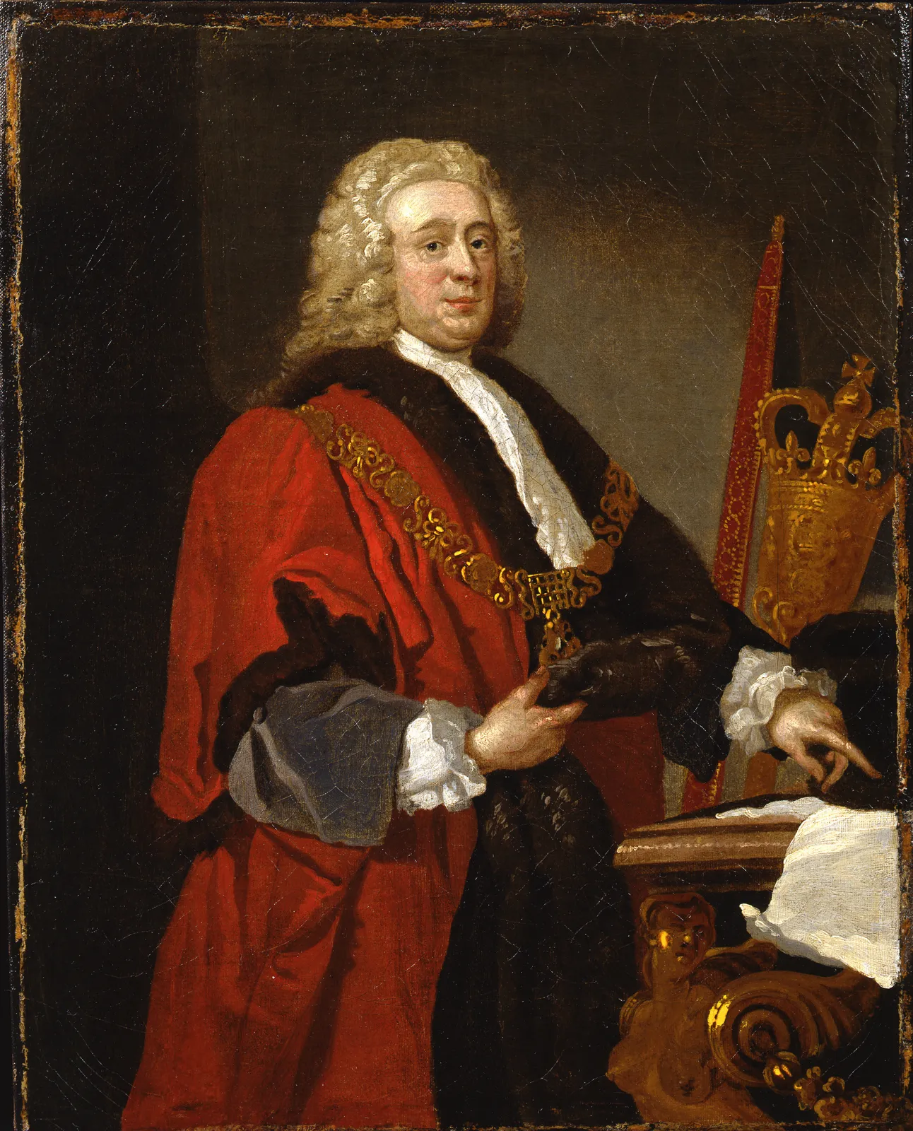 William Hogarth, Portrait of Sir John Barnard MP (1685-1764), c. 1739