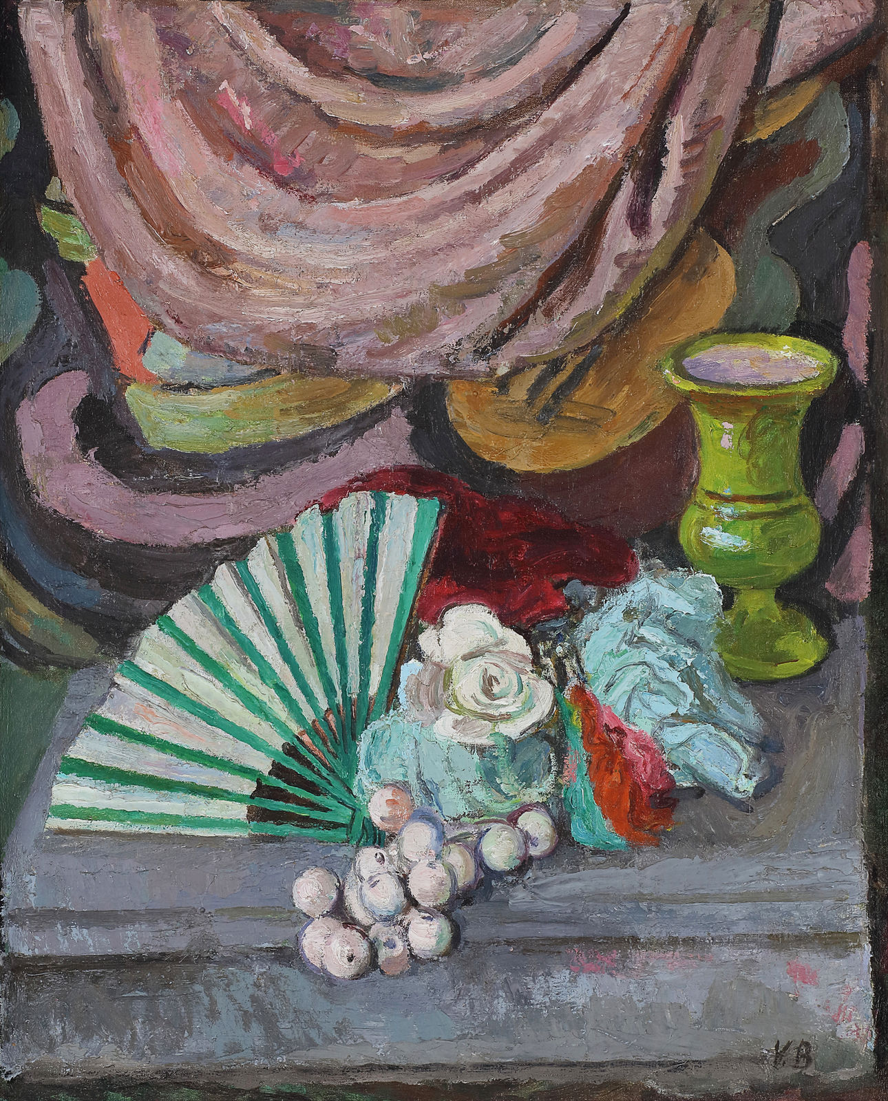 vanessa bell still life with fan