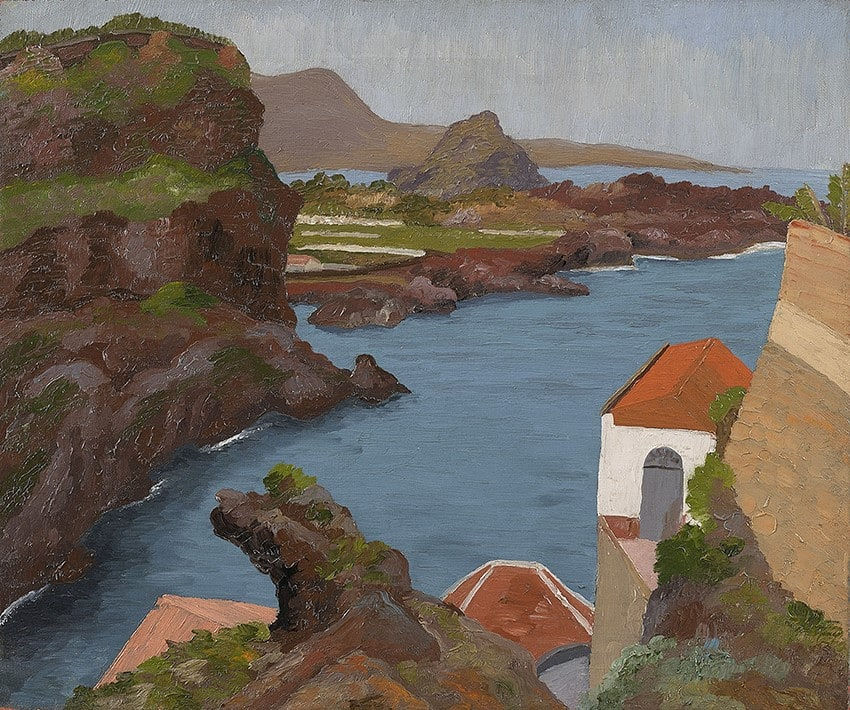 cedric morris, tenerife landscape