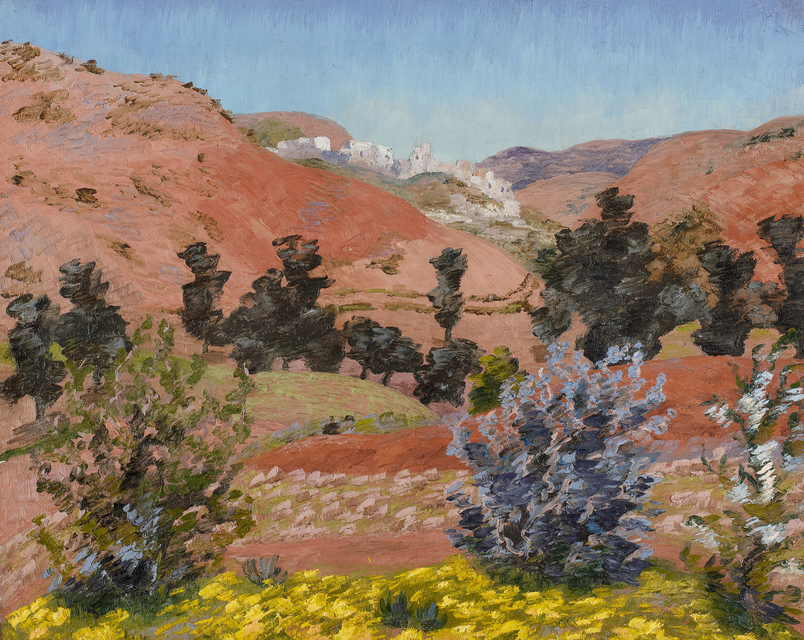 cedric morris, morocco landscape