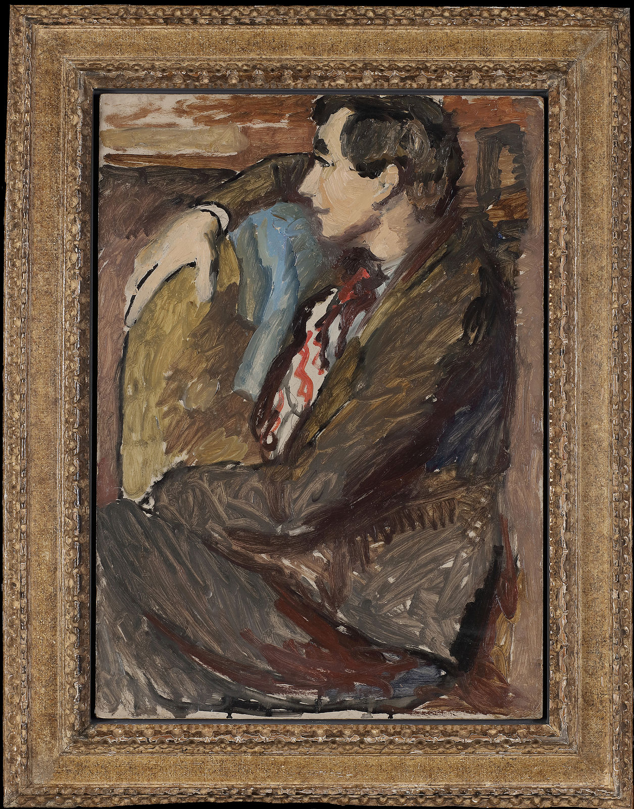 Duncan Grant, Portrait of Edward Wolfe, c. 1921