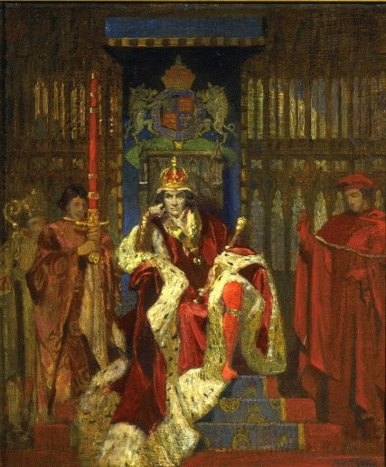 Frank O. Salisbury RA, Portrait of Sir John Martin-Harvey (1863-1944) as Richard III, 1910