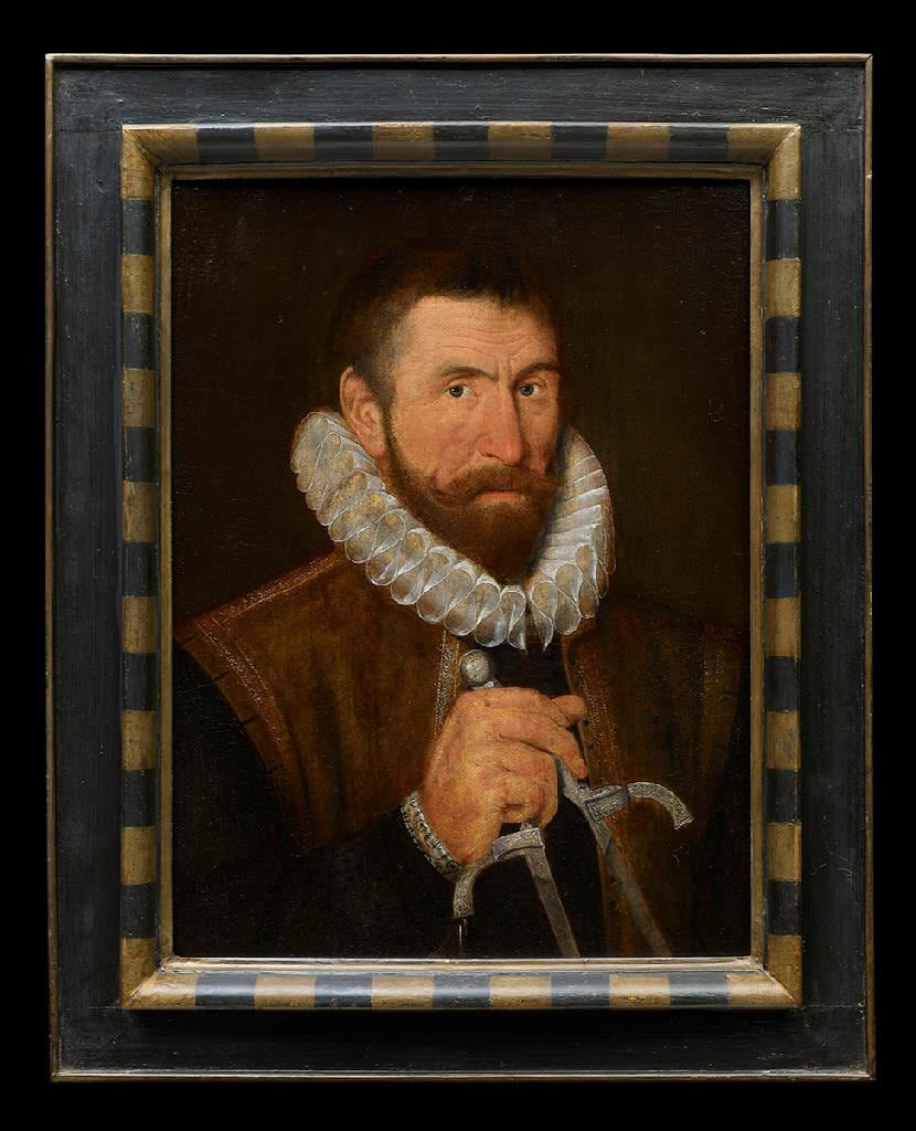 English School, Portrait of Ralph Simons (Symons), c. 1590s