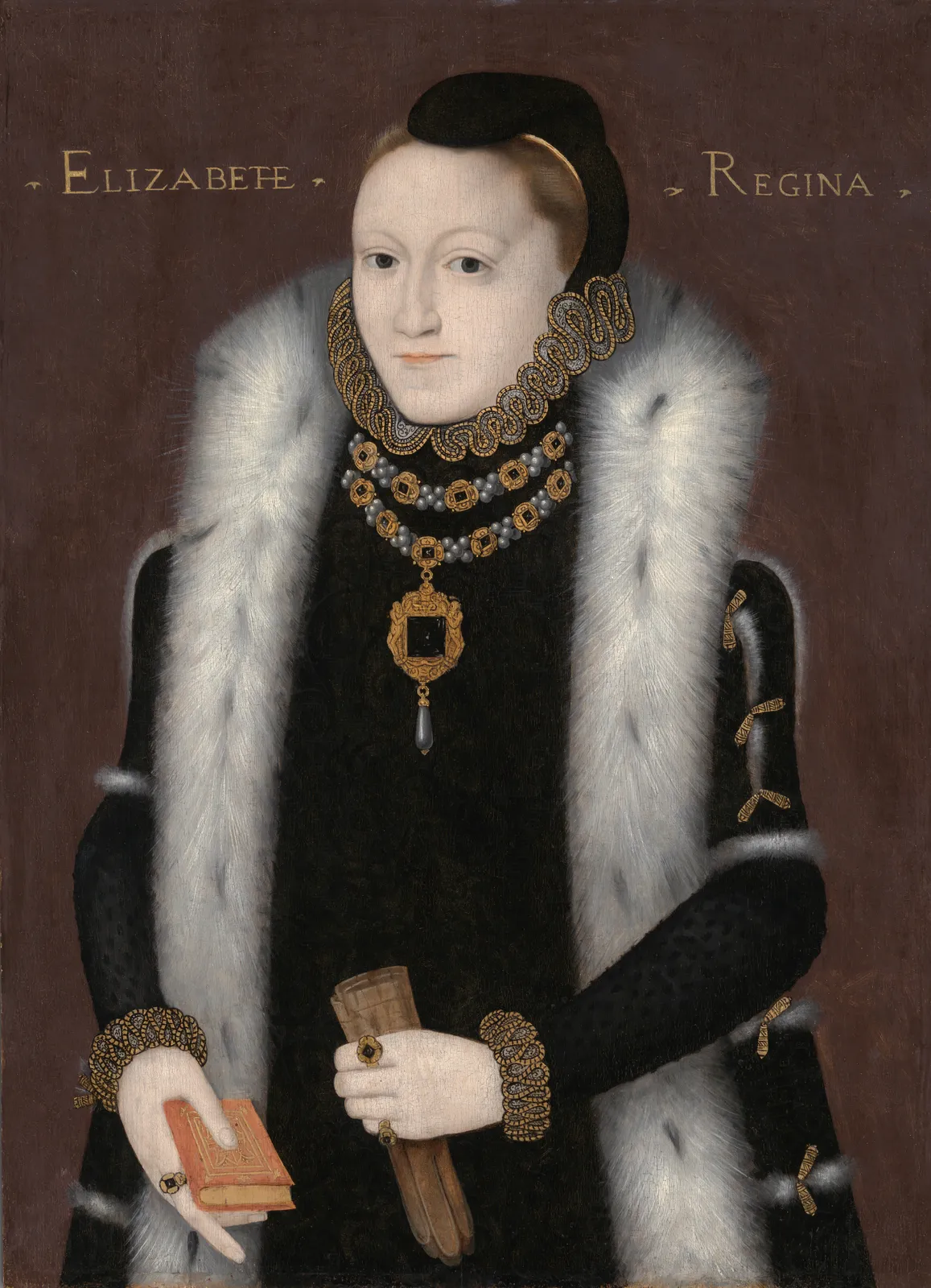 Portrait of Queen Elizabeth, 'The Clopton Portrait', c. 1558