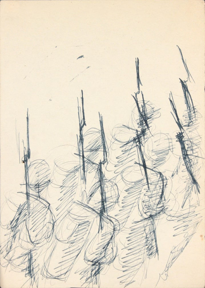 Philip Pearlstein, Untitled, 1943-46