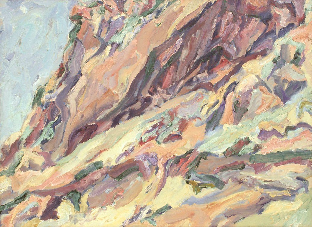 Philip Pearlstein, Roman Landscape (Positano Cliff), 1959