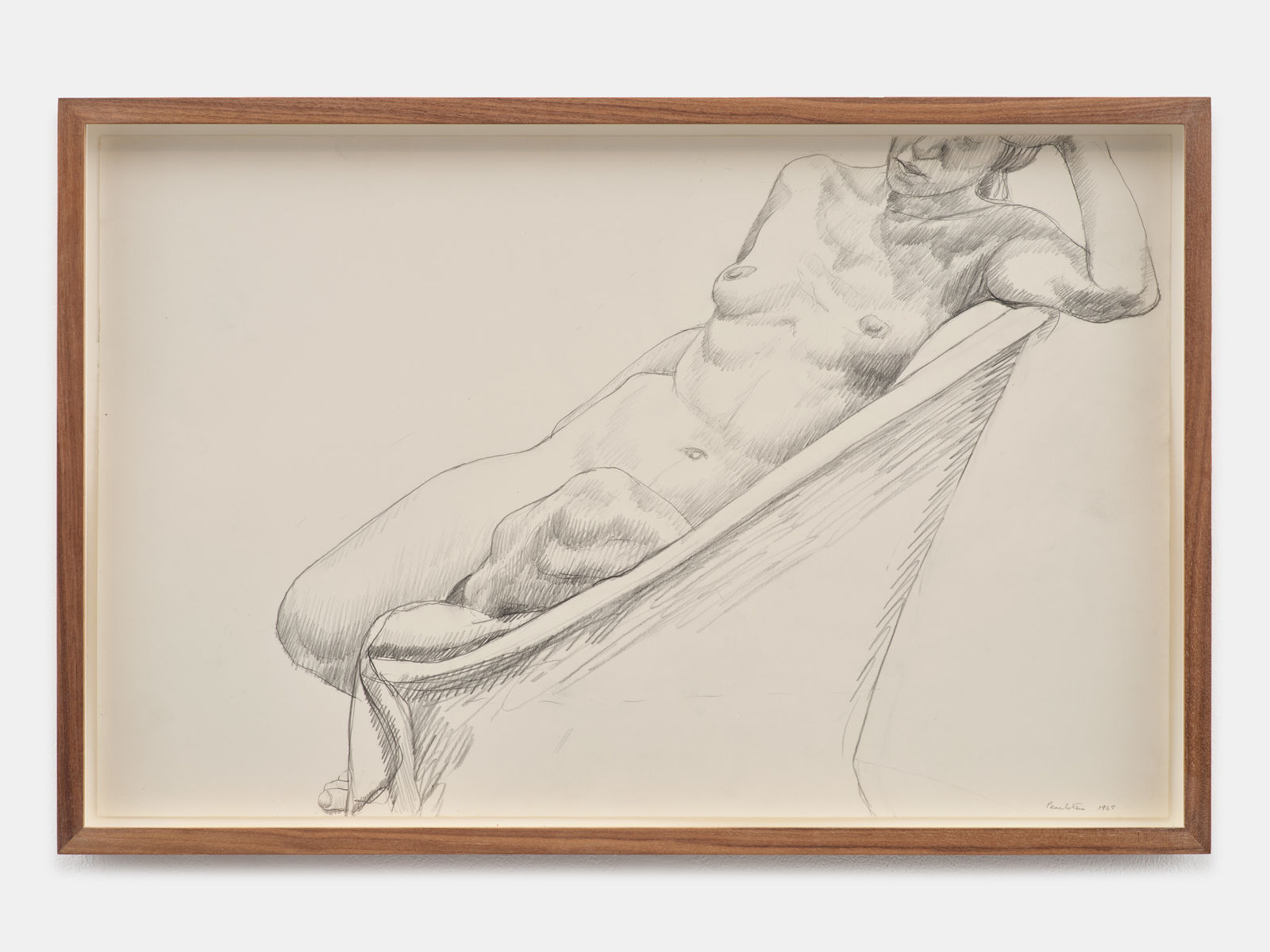 Philip Pearlstein, Nude Seated in Chair, 1967