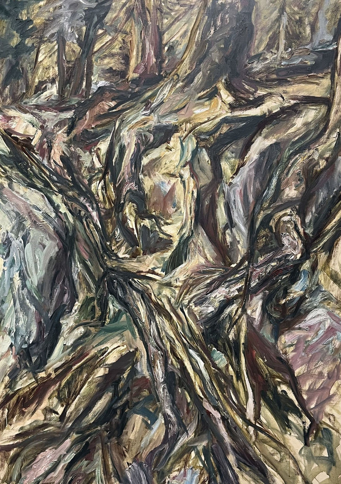 Philip Pearlstein, Tree Roots, 1957