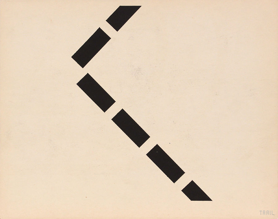 Philip Pearlstein, Trail (Back), 1943-44