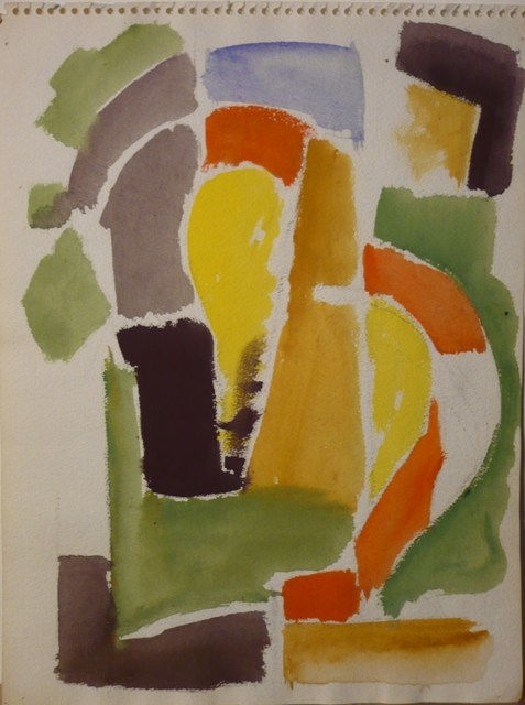 Philip Pearlstein, Watercolor #1, ND