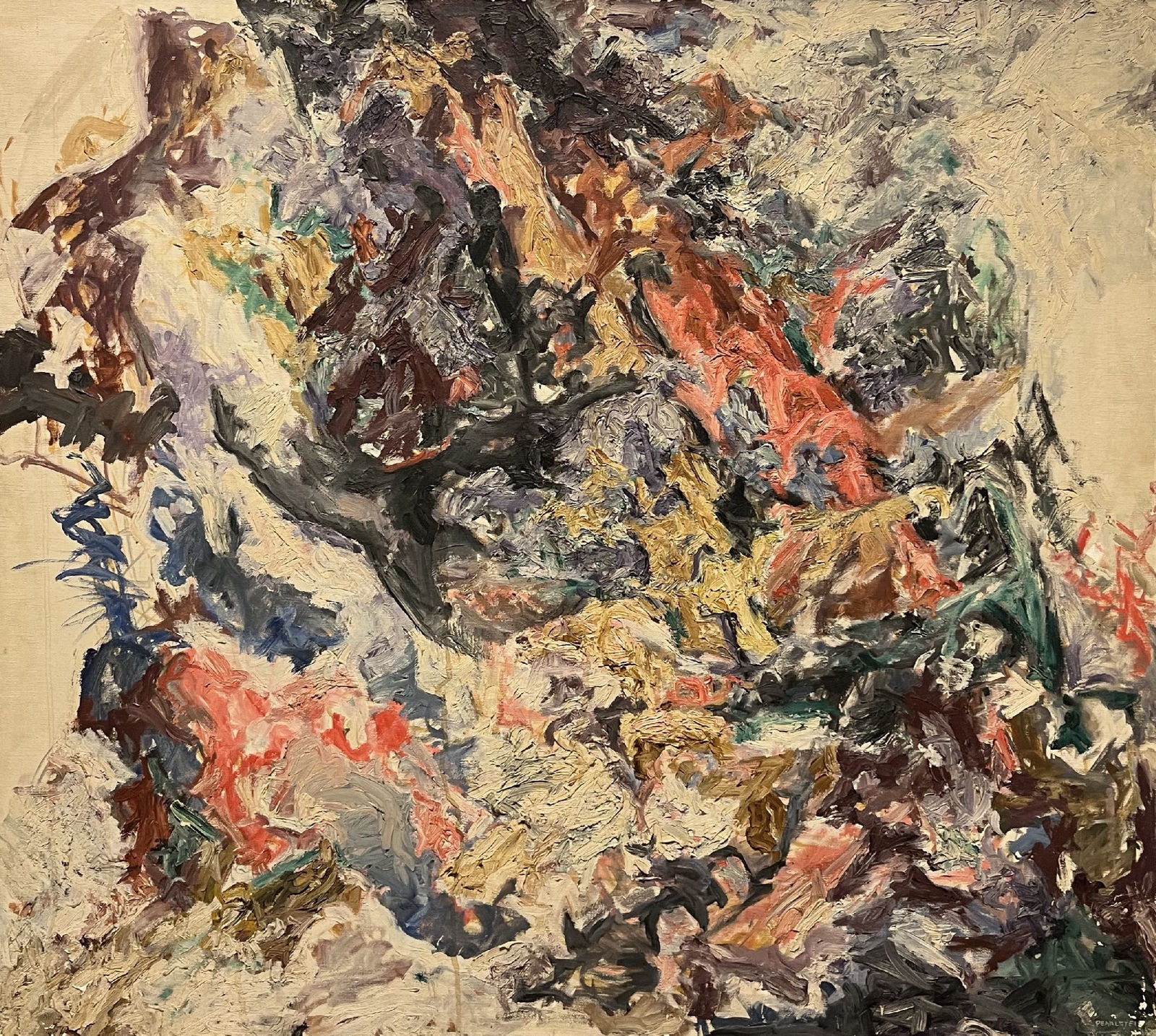 Philip Pearlstein, Mountain Side, 1954