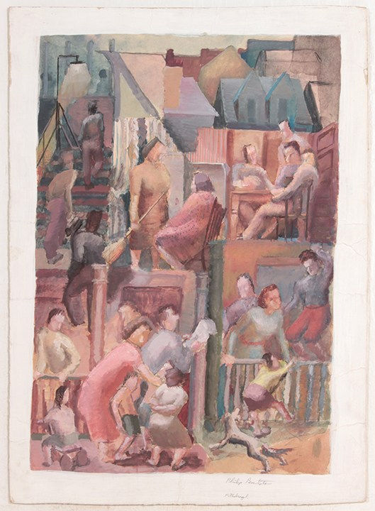 Philip Pearlstein, Untitled, 1948-49