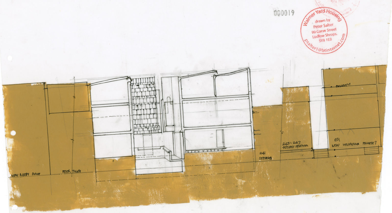 Peter Salter, Section from the street , 2004