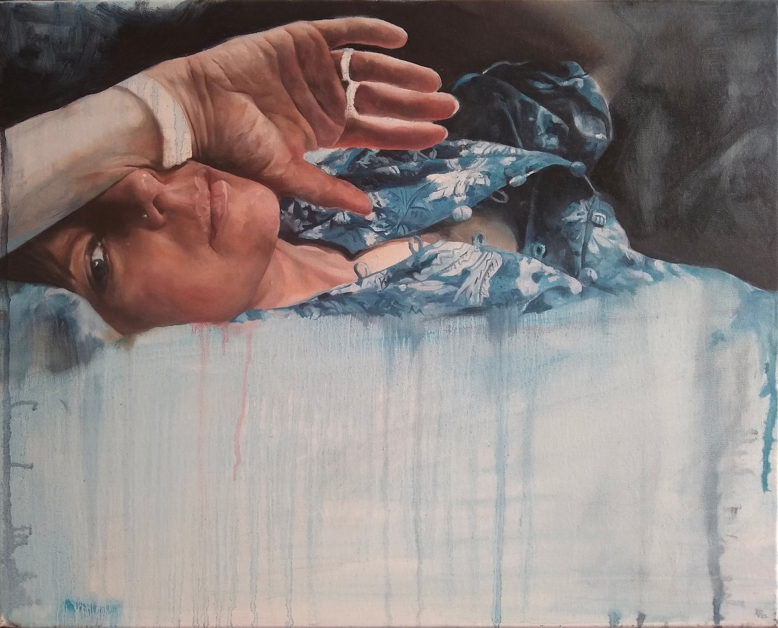 Rebecca Foster, Sunday Afternoon in Blue , 2022