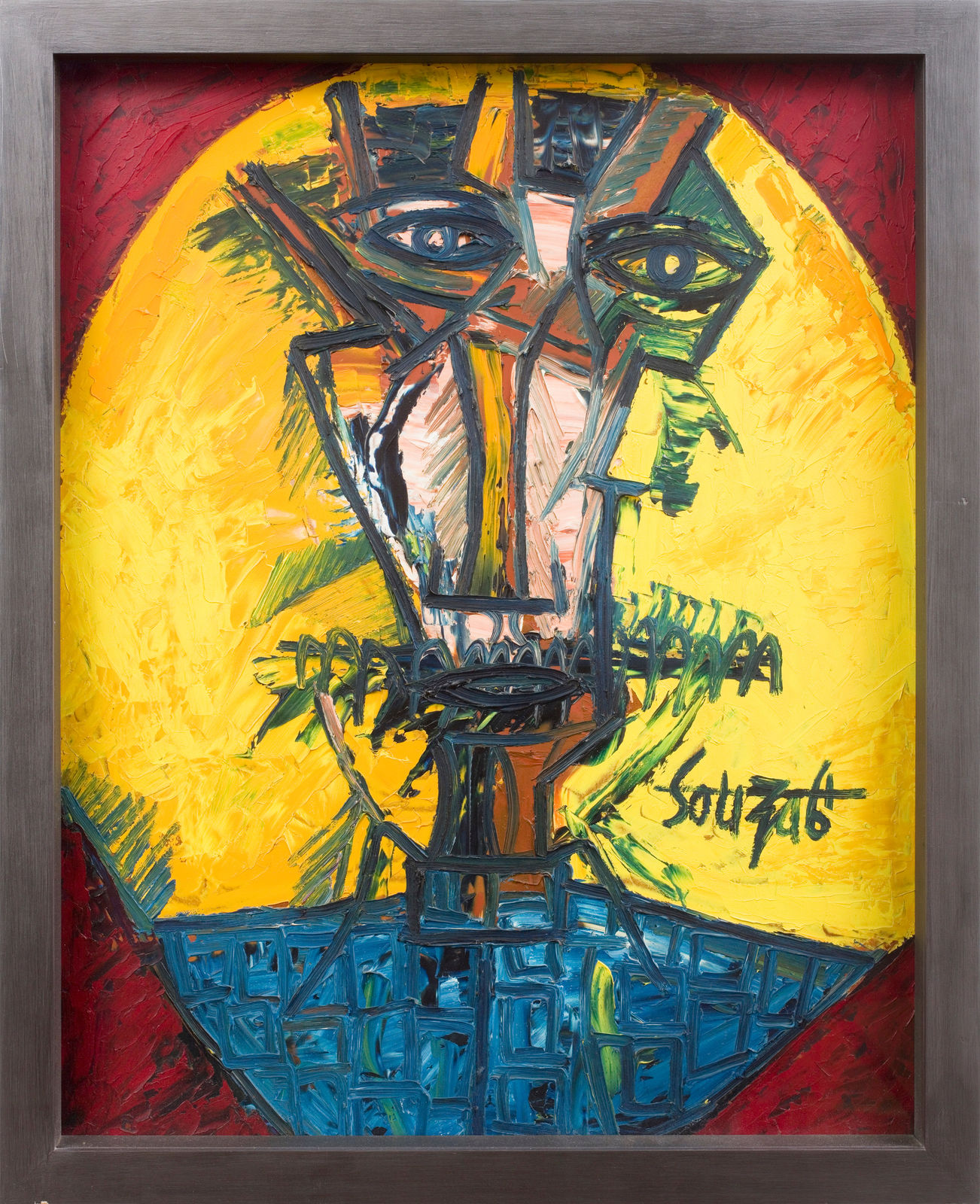 Francis Newton Souza, Self-Portrait, 1961